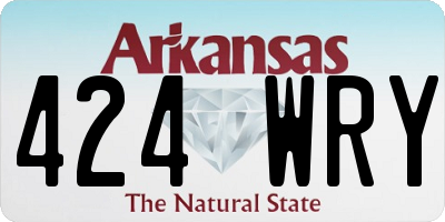 AR license plate 424WRY