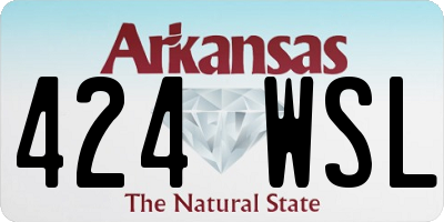AR license plate 424WSL