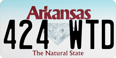 AR license plate 424WTD