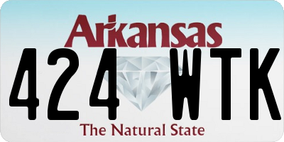 AR license plate 424WTK