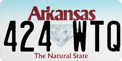 AR license plate 424WTQ