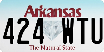 AR license plate 424WTU