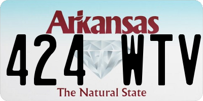 AR license plate 424WTV