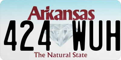 AR license plate 424WUH