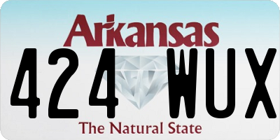 AR license plate 424WUX