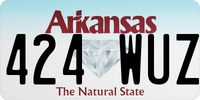 AR license plate 424WUZ