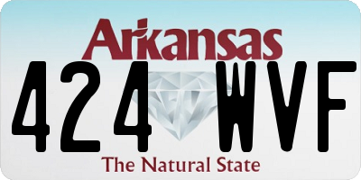 AR license plate 424WVF
