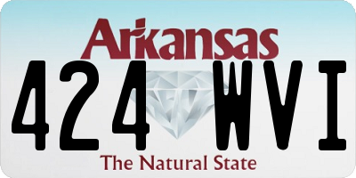 AR license plate 424WVI
