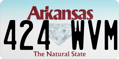 AR license plate 424WVM