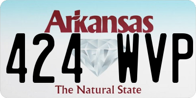 AR license plate 424WVP