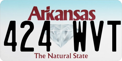 AR license plate 424WVT