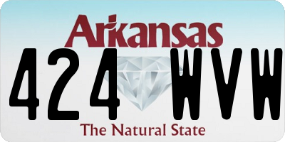 AR license plate 424WVW