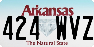AR license plate 424WVZ