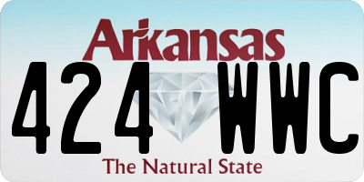 AR license plate 424WWC