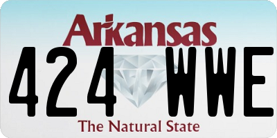 AR license plate 424WWE