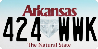 AR license plate 424WWK