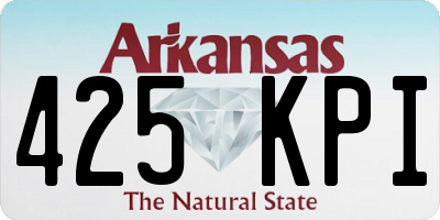 AR license plate 425KPI