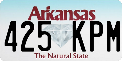 AR license plate 425KPM