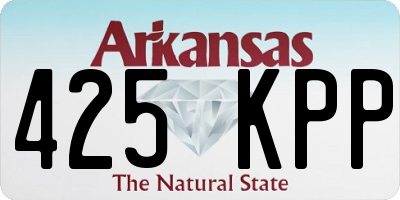 AR license plate 425KPP