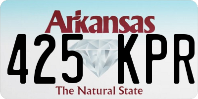 AR license plate 425KPR