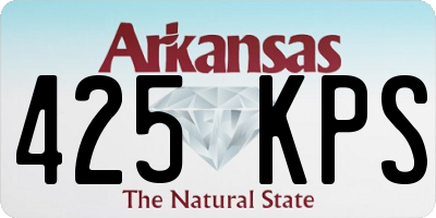 AR license plate 425KPS