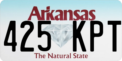 AR license plate 425KPT