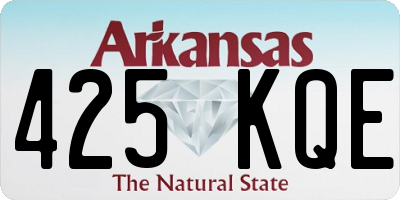 AR license plate 425KQE