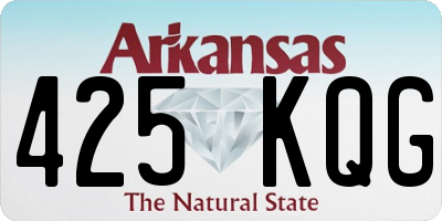 AR license plate 425KQG