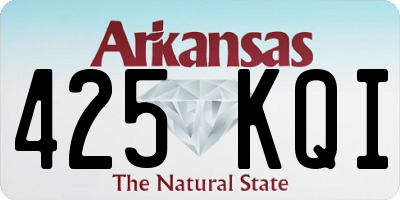 AR license plate 425KQI
