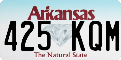 AR license plate 425KQM