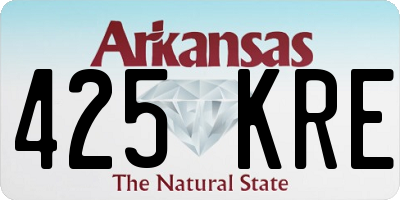 AR license plate 425KRE