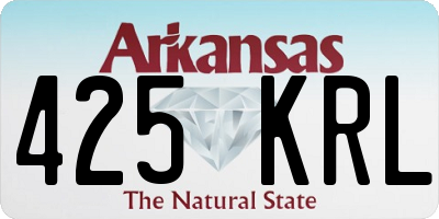 AR license plate 425KRL