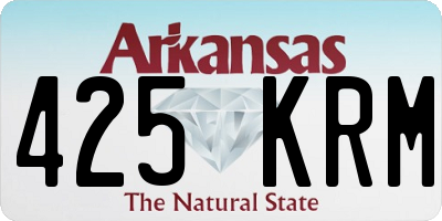 AR license plate 425KRM
