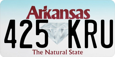 AR license plate 425KRU
