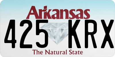 AR license plate 425KRX