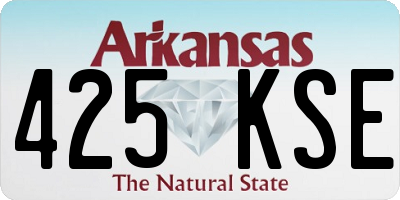 AR license plate 425KSE