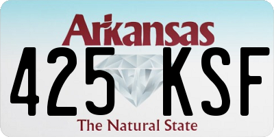 AR license plate 425KSF