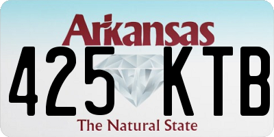 AR license plate 425KTB