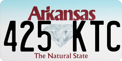 AR license plate 425KTC