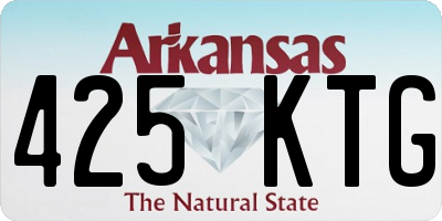 AR license plate 425KTG
