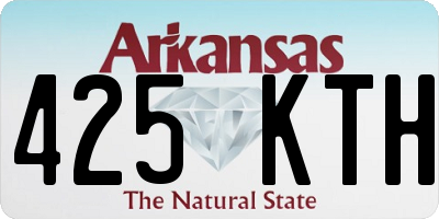 AR license plate 425KTH