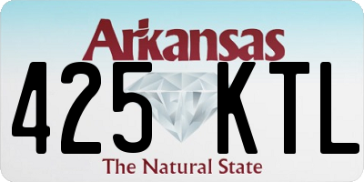 AR license plate 425KTL