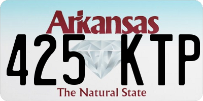 AR license plate 425KTP