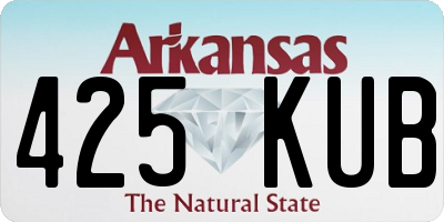 AR license plate 425KUB