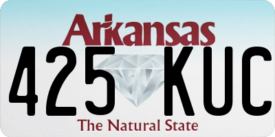 AR license plate 425KUC