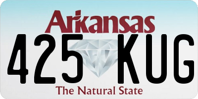 AR license plate 425KUG