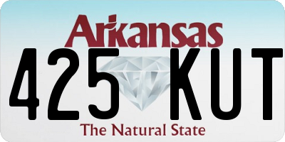 AR license plate 425KUT