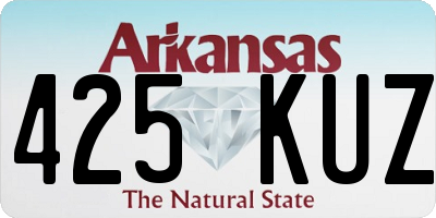 AR license plate 425KUZ