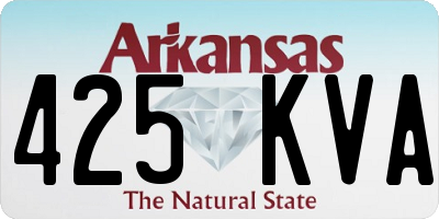 AR license plate 425KVA