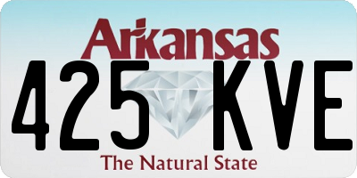 AR license plate 425KVE